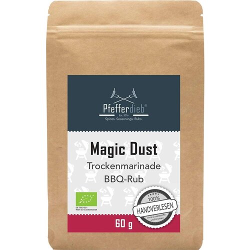 Pfefferdieb Bio Magic Dust - Premium začimba za žar, BBQ Rub - 60 g Slike