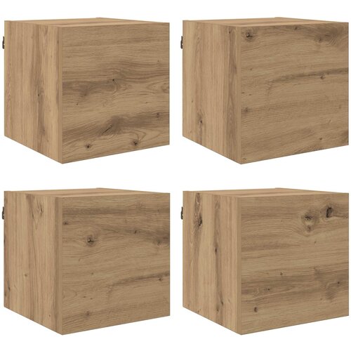  Ormar za TV montiran na zid Hrast artisan 30,5 x 30 x 30 cm Slike