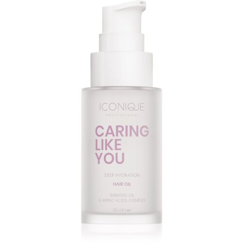 ICONIQUE Professional CARING LIKE YOU Deep Hydration Hair Oil 30 ml vlažilno olje za suhe in po&amp;scaron;kodovane lase 30 ml Slike