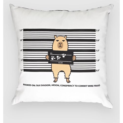 A-Lab Booked Pillow white / black Cene