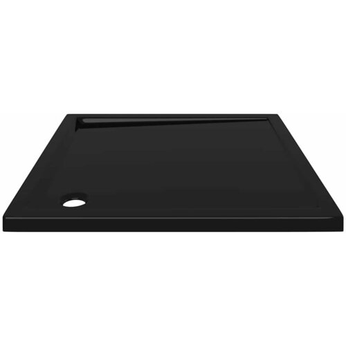  Četvrtasta tu&amp;scaron;-kada ABS crna 80 x 80 cm Slike