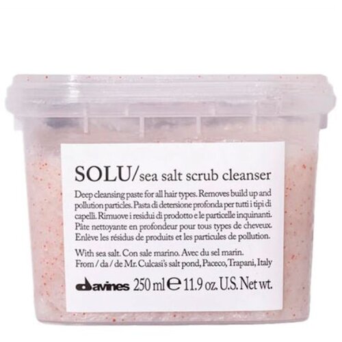 Davines S.p.A. , Italija. Davines Essential SOLU Sea Salt Scrub Cleanser 250ml Cene