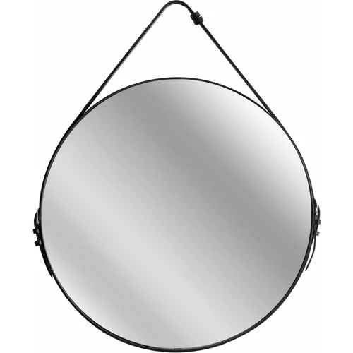 Tutumi Okroglo ogledalo črno 60 cm TPJ-60B