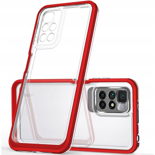 HURTEL OVITEK CLEAR CASE Z OKVIRJEM ZA XIAOMI REDMI 10 RDEČ, (21973748) Cene