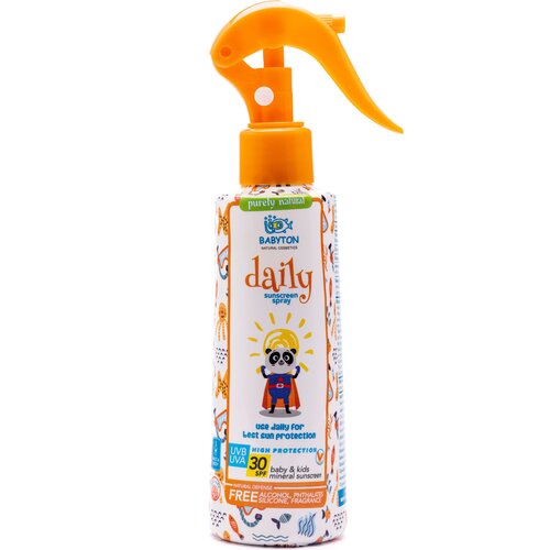 Babyton Baby & Kids Mineral Daily Sunscreen Spray SPF30 - 200 ml Cene