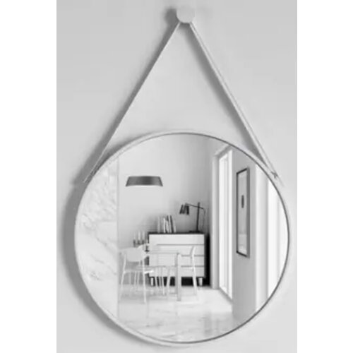 Ceramica lux Ogledalo alu-ram fi 70, silver, bez led-a, sa kožnim kaišem - CL18 300041 Cene