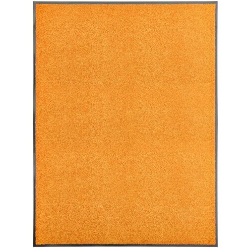vidaXL pralni predpražnik oranžen 90x120 cm Cene