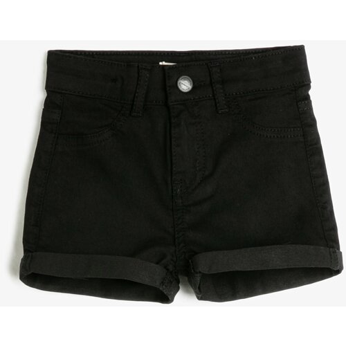 Koton Shorts - Black Slike