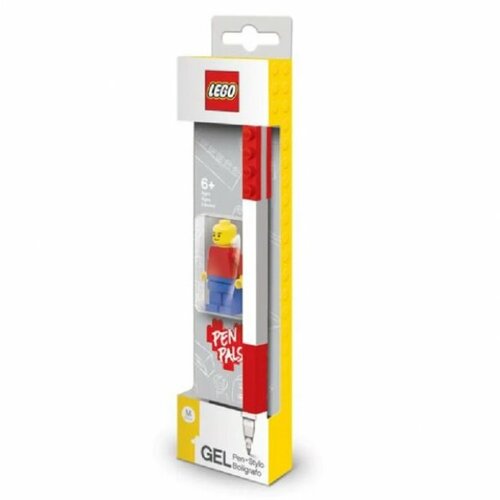 Lego gel olovka 2.0 sa minifigurom, crvena Slike