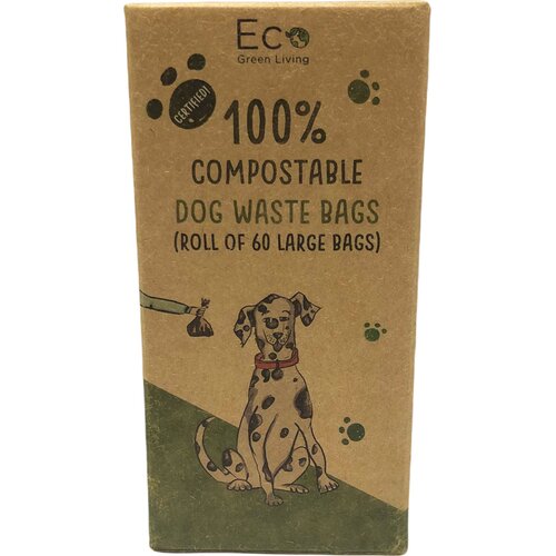Eco Green Living Kompostabilne vrećice za pseći izmet - 60 komada Cijene