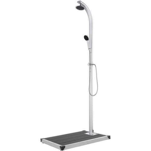  Vrtni tuš sa sivom bazom 220 cm aluminijski Cene