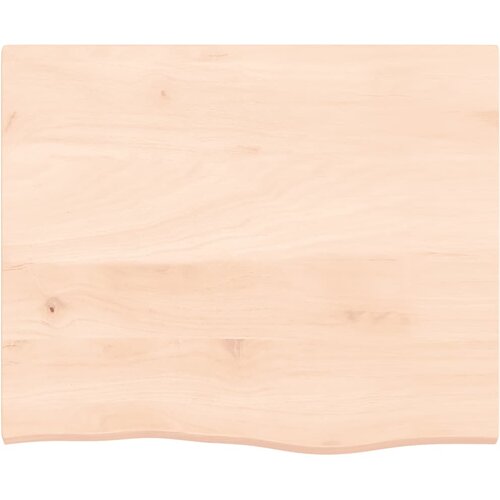  Zidna polica za umivaonik od čelika i masivne hrastovine Smeđa 60 x 50 x 2 cm Slike