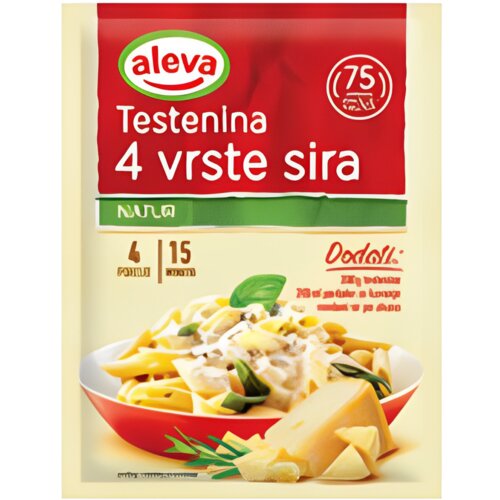 Aleva Dodatak testenina 4 vrste sira 36g Cene