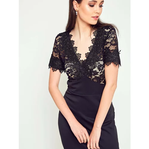 Esther.M Dress with lace black