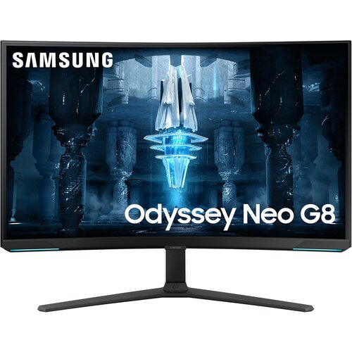 Samsung Odyssey Neo G8 S32BG850NP LED zaslon 81.3 cm (32 palac) Energetska učinkovitost 2021 G (A - G) 3840 x 2160 piksel UHD, 4K 1 ms HDMI™, DisplayPort, USB 3.2 gen. 1 (USB 3.0), slušalice (3.5 m... Cijene