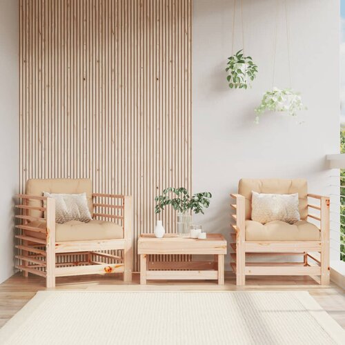 The Living Store Vrtni stoli 2 kosa trdna borovina - Vrtni Stol, (21443915) Slike