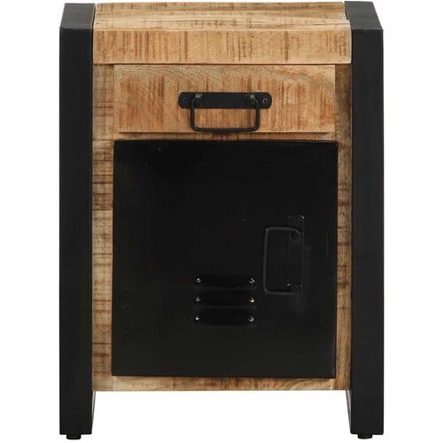 Maison Chic Nočna omarica - Nočna miza 40x30x50 cm Masivni neobdelan les Mango, (21687330) Slike