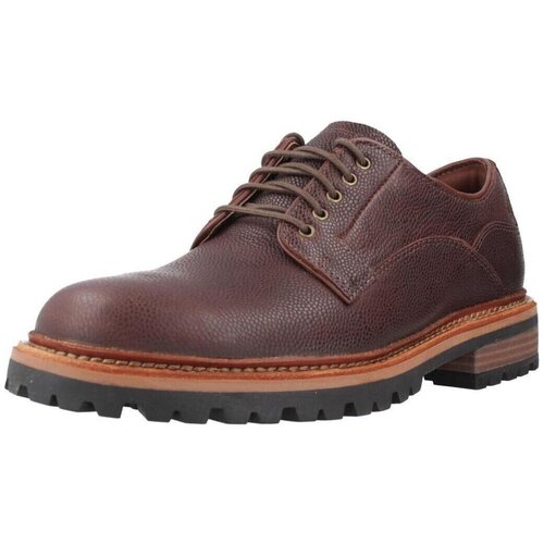 Clarks Čevlji Derby RIDGE LO Bordo Slike