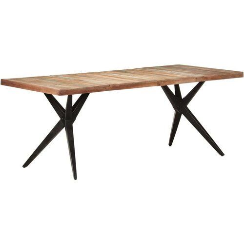 vidaXL Blagovaonski stol 200 x 90 x 76 cm od masivnog obnovljenog drva Cijene