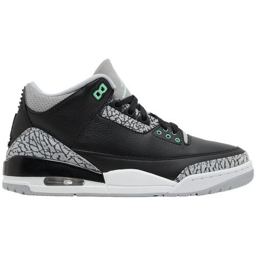 Nike Nizke superge Jordan 3 Retro Green Glow Črna Slike