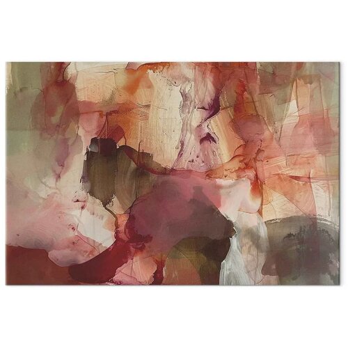  Slika - Spring composition – transparencies and forms in watercolor style 30x20 Cene