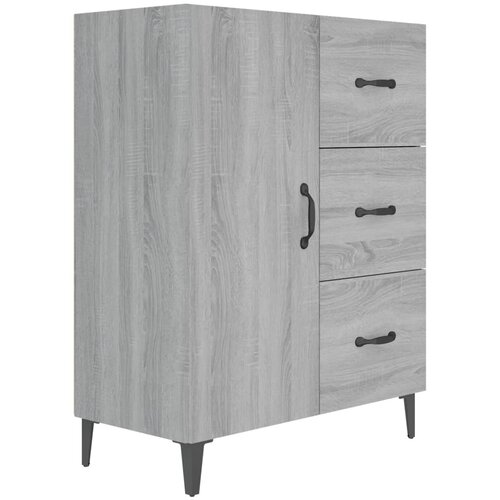 Maison Chic Komoda - Predalnik siva sonoma 69,5x34x90 cm inženirski les, (21718055) Slike