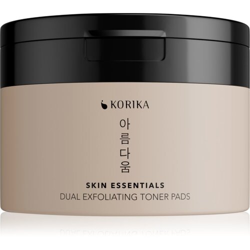 KORIKA Skin Essentials Dual Exfoliating Toner Pads dvostruke blazinice za eksfolijaciju 20 kom Slike