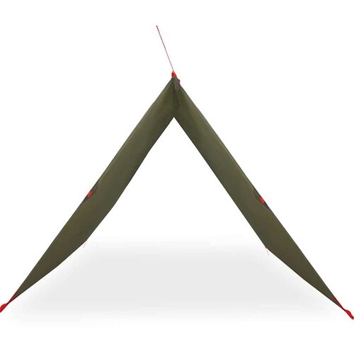 VidaXL Cerada za kampiranje maslinastozelena 366x306 cm vodootporna Slike