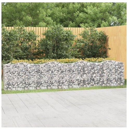  Obokana gabionska visoka greda 400x50x100 cm pocinkano železo Cene