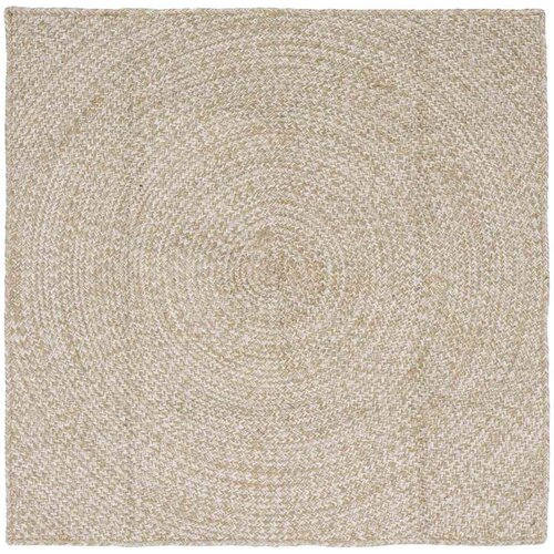  Tepisi za područja Prirodna i bijela 120 x 120 cm Juta Cene