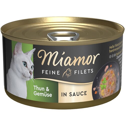 Miamor fini fileji v omaki 24 x 85 g - Tuna &amp;amp; zelenjava Slike