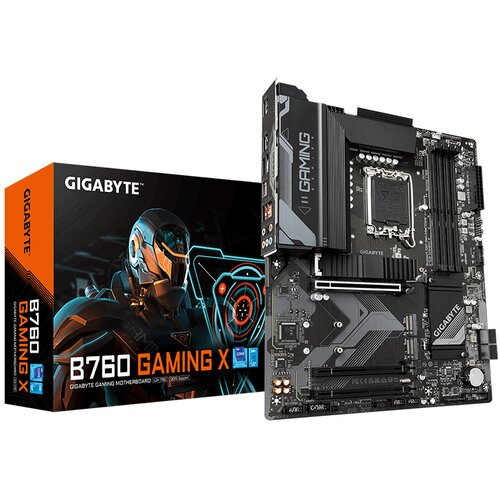 Gigabyte MB B760 GAMING X DDR4 LGA1700; 4xDDR4; 3xM.2; 4xSATA 8xUSB; HDMI, DP; ATX Cijene