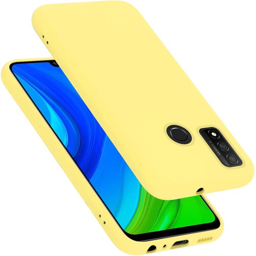 Cadorabo Ohi&scaron;je, združljiv s Huawei v tekoči rumeni - za&scaron;čitni pokrov, narejen iz fleksibilnega silikona TPU, (20694332) Cene