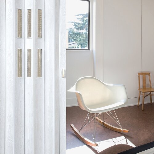 Harmonika vrata VIVALDI PIONEER GLASS 281 WHITE OAK 84x203 cm Cijene