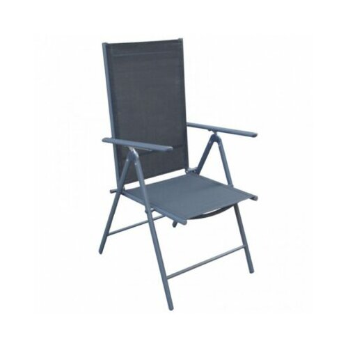 Outdorlife baštenska stolica MATERA Metal i tekstil Crna Cene