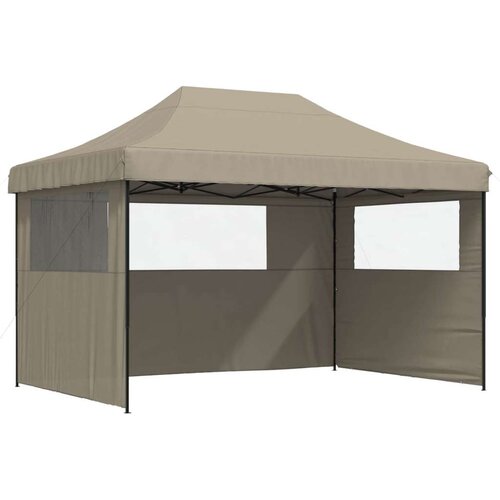  za svadbe - &amp;scaron;ator za zabave Sivo-smeđa 279 x 410 x 315 cm Oxford tkanina Slike