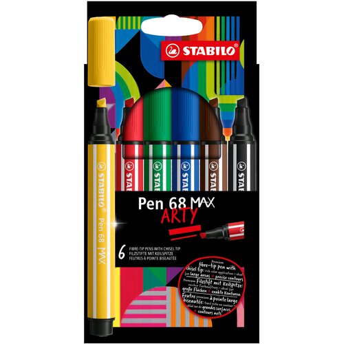 Stabilo fiber pen pero 68 MAX, etui za 6 ARTY, (21655310) Cene