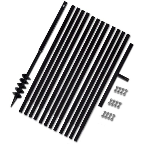 Ručna burgija za zemlju sa ručkom 80 mm i produžnom cijevi 13 m čelik Cijene