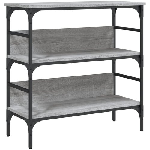 Maison Chic konzolna miza - miza ob steni siva sonoma 75x32x75 cm inženirski les, (21785796) Slike