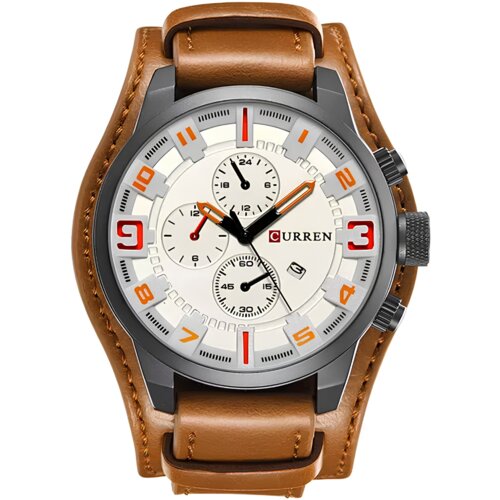 Curren Ura NI-41609 - Rjava / Bela Slike