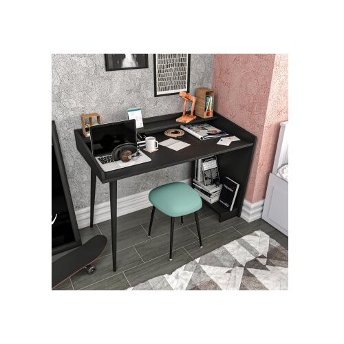 Woody Fashion Radni sto 121,8x88,3x59cm Crni Cene