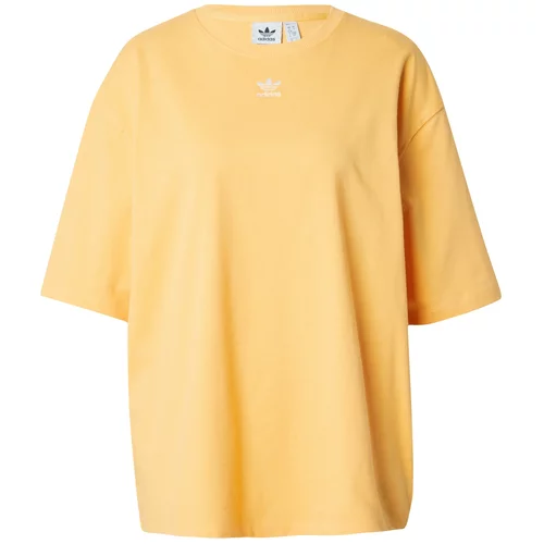 Adidas Majica 'Adicolor Essentials' svetlo oranžna / bela