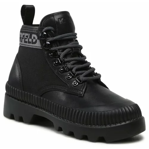 Karl Lagerfeld Pohodni čevlji KL42533 Črna
