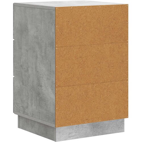  Noćni ormar Betonska siva 43 x 41 x 63,5 cm Konstruirano drvo Slike