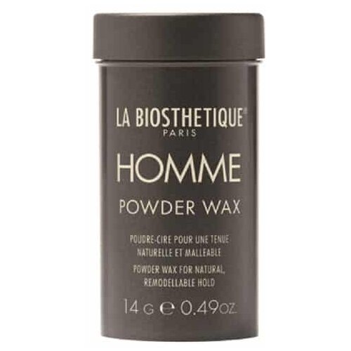 La Biosthetique puder vosak za prirodno učvršćivanje muške kose sa mat završnicom homme powder wax 14g Slike