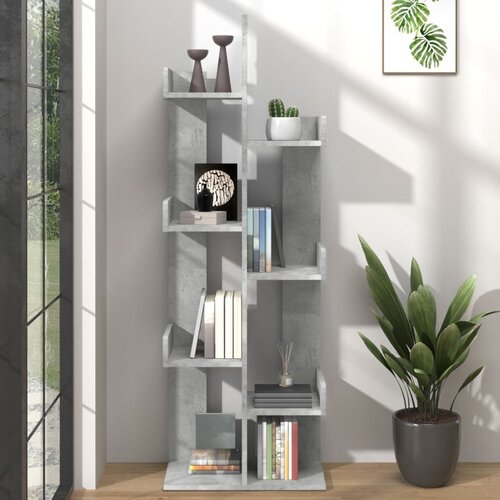 Furnova Knjižna omara betonsko siva 48x25,5x140 cm iverna plo&amp;scaron;ča, (21950671) Slike