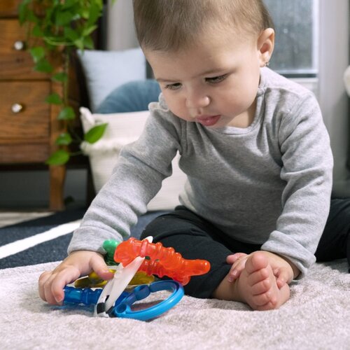 BABY EINSTEIN Ocean Explorers Sea of Sensory Teether Toy grizalo 3 m+ 1 kos Slike