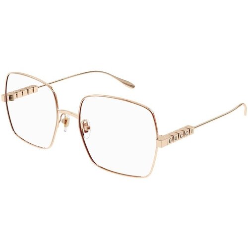 Gucci GG1434O 002 ONE SIZE (55) Zlata/Kristalna Slike