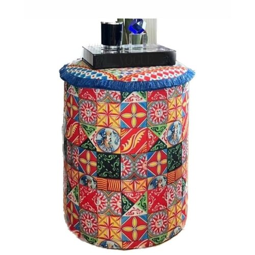 Woody Fashion jungle scar pouffe - dolce multicolor pouffe Cene