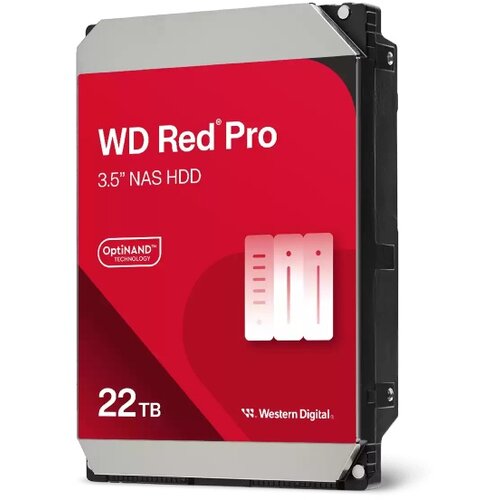 Western Digital 22TB 3.5 inča SATA III 512MB 7.200 WD221KFGX Red Pro hard disk Cene